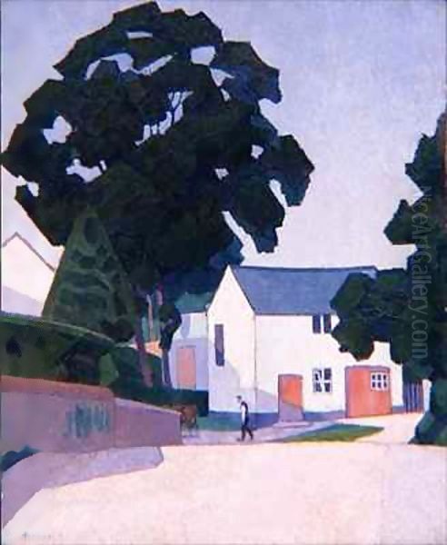 Culm Bridge, Hemyock Oil Painting by Robert Polhill Bevan