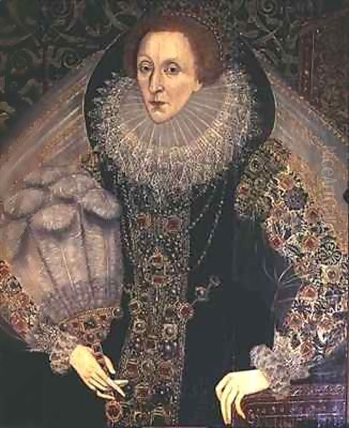 Portrait of Queen Elizabeth I Oil Painting by John the Younger Bettes