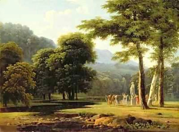 Landscape Oil Painting by Jean-Victor Bertin