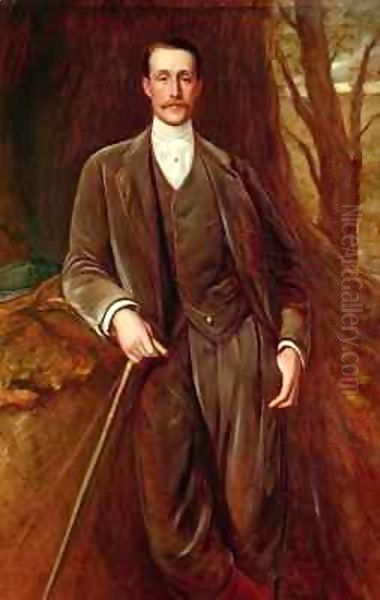 The 10th Earl of Chesterfield Oil Painting by Francisque Edouard Bertier