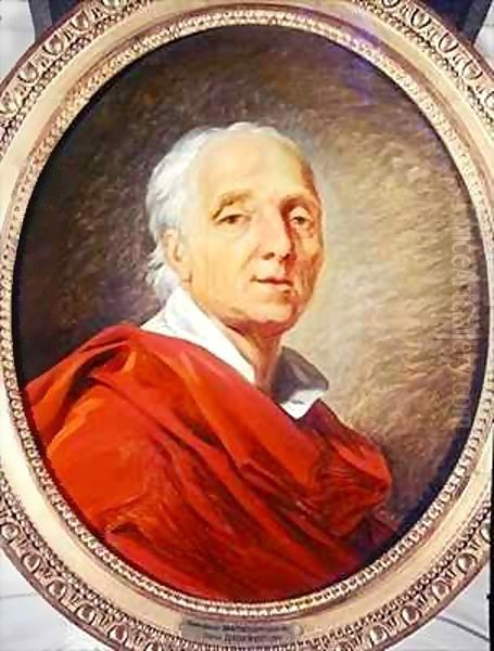 Denis Diderot (1713-84) Oil Painting by Jean-Simon Berthelemy