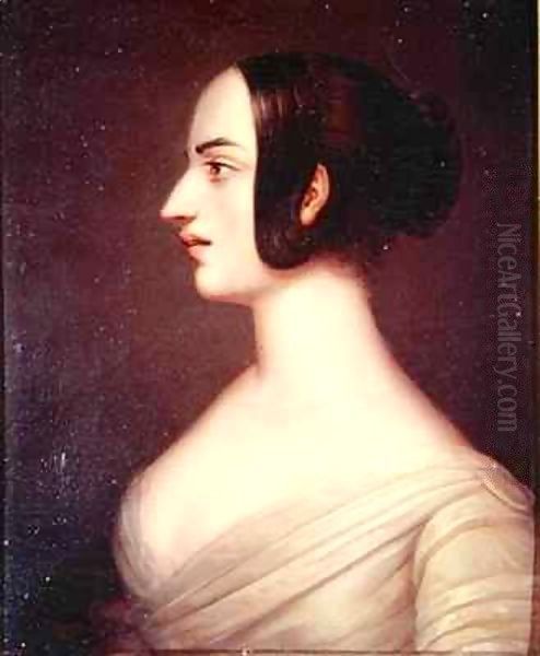 Marie Taglioni (1804-84) Oil Painting by J. Bert