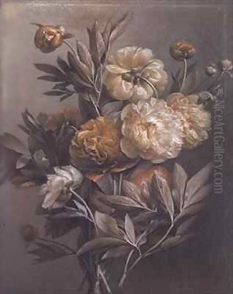 Peonies Oil Painting by Antoine Berjon