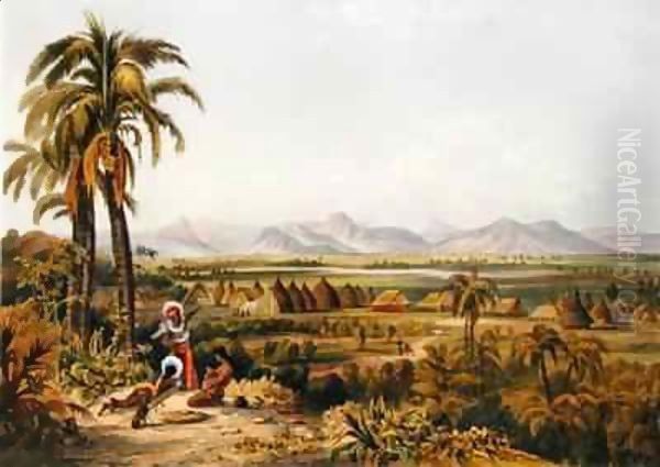 Pirara and Lake Amucu, The Site of Eldorado Oil Painting by Charles Bentley