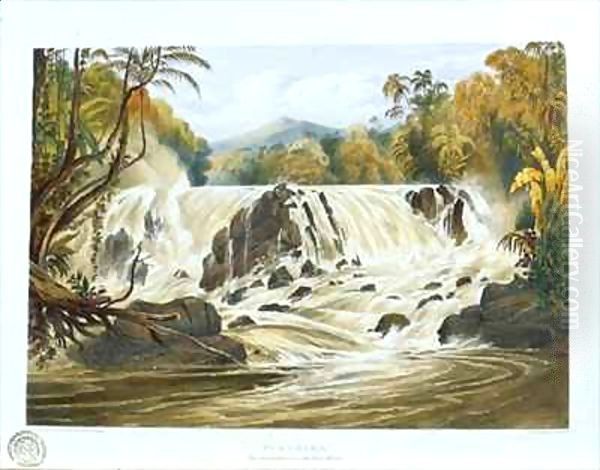 Purumama, the great cataract of the River Parima Oil Painting by Charles Bentley