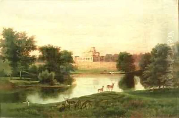 Stoke Park Oil Painting by Edmund Birckhead Bensell