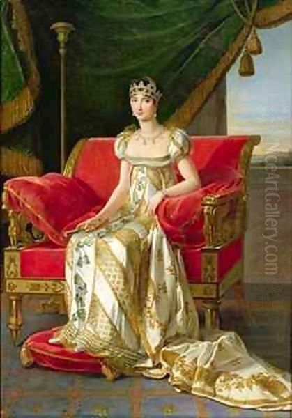 Marie Pauline Bonaparte (1780-1825) Princess Borghese Oil Painting by Marie-Guillemine Benoist