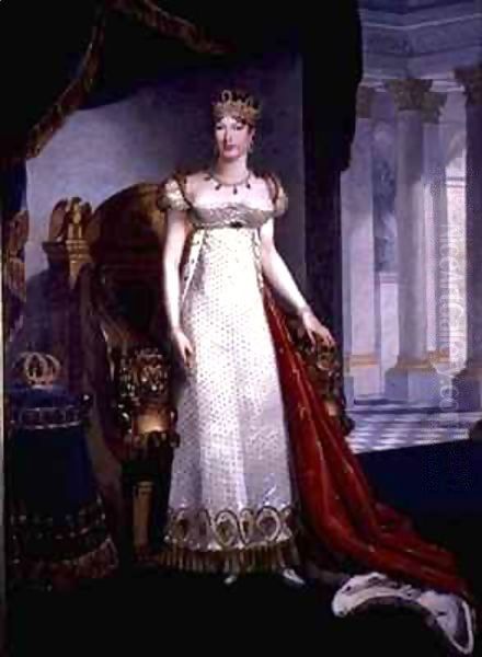 The Empress Marie-Louise (1791-1847) Oil Painting by Marie-Guillemine Benoist