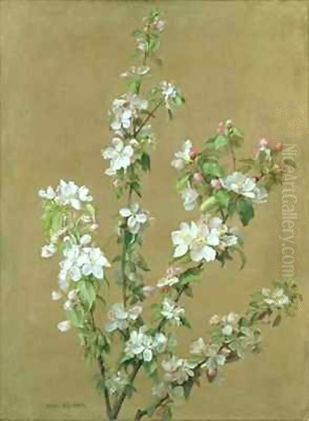 Apple Blossom Oil Painting by Jean Benner