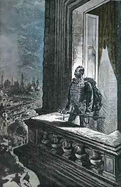 Illustration from 'Michel Strogoff' by Jules Verne Oil Painting by Hippolyte Leon Benett