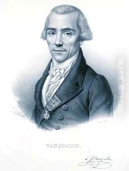 Louis Nicolas Vauquelin (1763-1829) Oil Painting by Z. Belliari