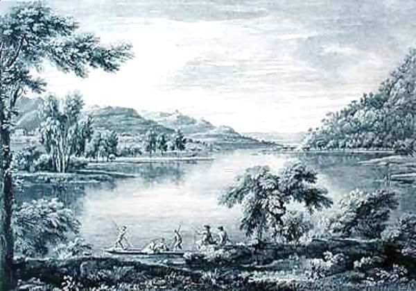 A View of Hawswater, a lake near Banton in Westmoreland by William Bellers