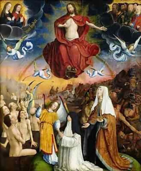 The Last Judgement Oil Painting by Jean Bellegambe the Elder