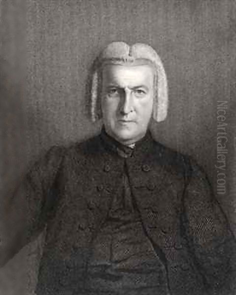 Rev. Shute Barrington Oil Painting by William Behnes