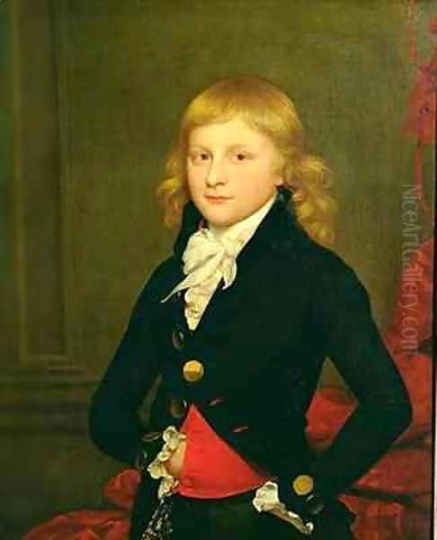 Portrait of Lord Frederick Beauclerk, President of the Marylebone Cricket Club Oil Painting by Sir William Beechey