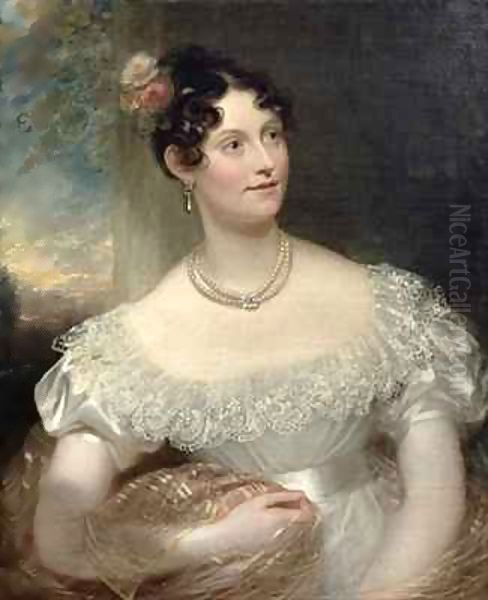 Agnes Beresford Oil Painting by Sir William Beechey