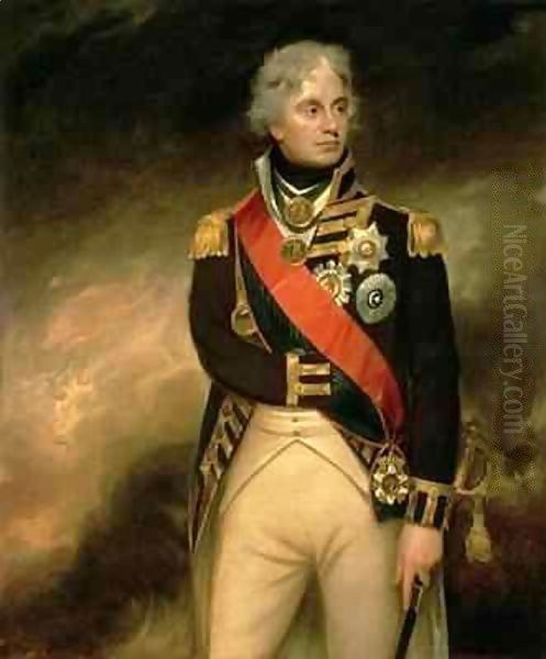 Horatio, Viscount Nelson (1758-1805) Oil Painting by Sir William Beechey