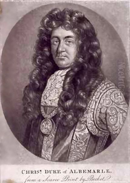 Christopher Monck, 2nd Duke of Albemarle (1653-88) Oil Painting by Isaac Becket