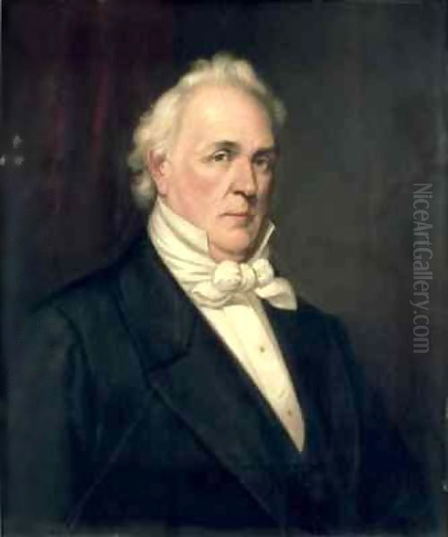 James Buchanan Oil Painting by Augustus J. Beck