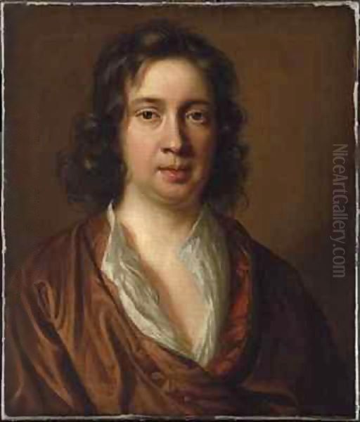 Portrait of the Artist's Husband, Charles Beale Oil Painting by Mary Beale