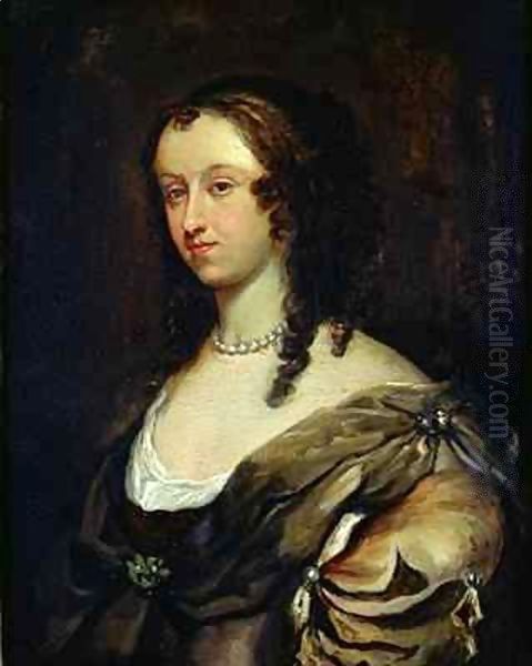 Portrait of Aphra Behn (1640-89) Oil Painting by Mary Beale