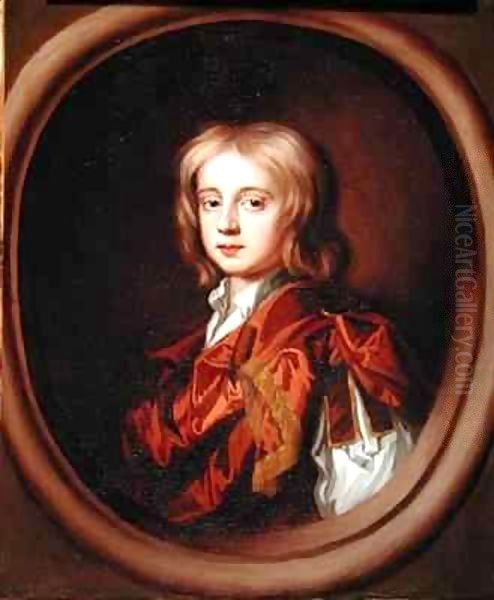 Portrait of Sir Basil Dixwell, Bt. (1665-1750) Oil Painting by Mary Beale