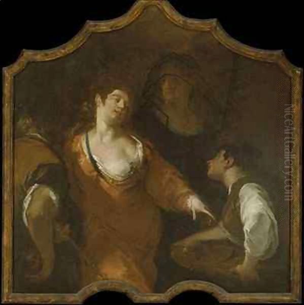 Allegory of Peace Oil Painting by Giuseppe Bazzani