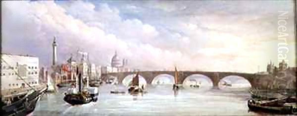 Approach to Billingsgate Oil Painting by Thomas Mann Baynes