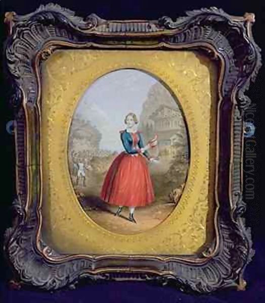 Jenny Lind (1820-87) Oil Painting by George Baxter