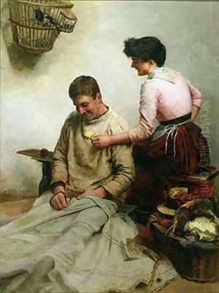 Marriage Oil Painting by Arthur Bateman