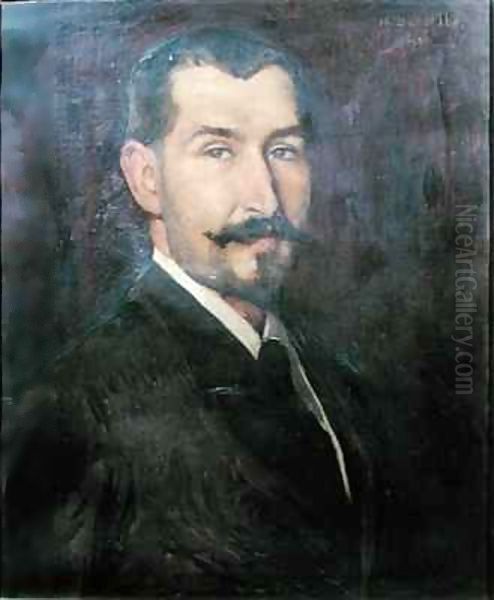 Bernard-Jean Antoine Marfan (1858-1942) Oil Painting by Henry Bataille