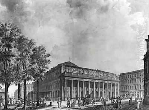 View of the Grand Theatre, Bordeaux Oil Painting by James Basire