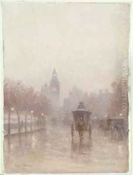 Big Ben Oil Painting by Rose Maynard Barton