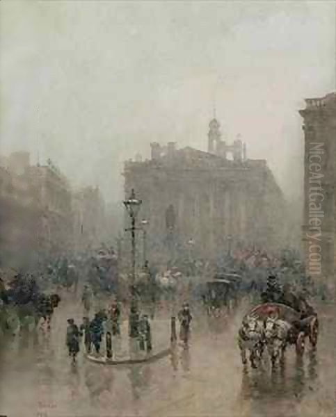 The Royal Exchange Oil Painting by Rose Maynard Barton