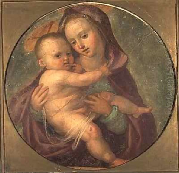 Madonna and Child 2 Oil Painting by Fra (Baccio della Porta) Bartolommeo