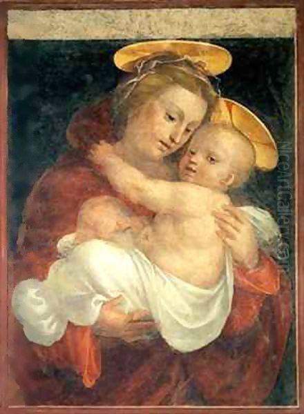 Madonna and Child 4 Oil Painting by Fra (Baccio della Porta) Bartolommeo