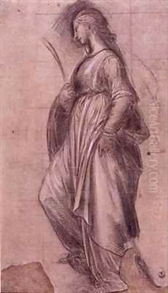 Study of St. Catherine of Alexandria Oil Painting by Fra (Baccio della Porta) Bartolommeo