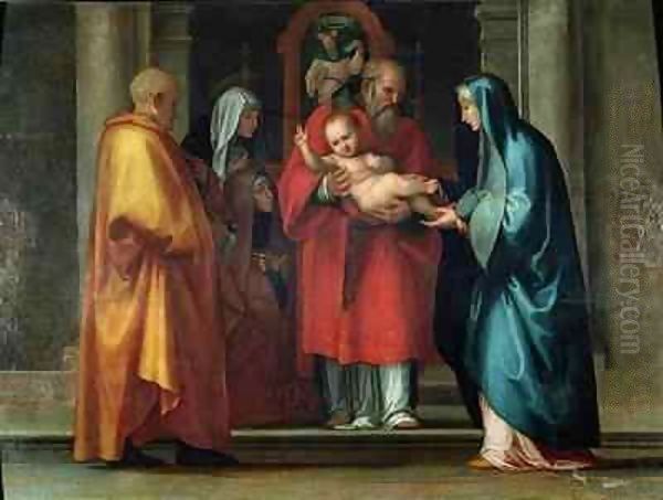 Presentation in the Temple Oil Painting by Fra Bartolommeo della Porta