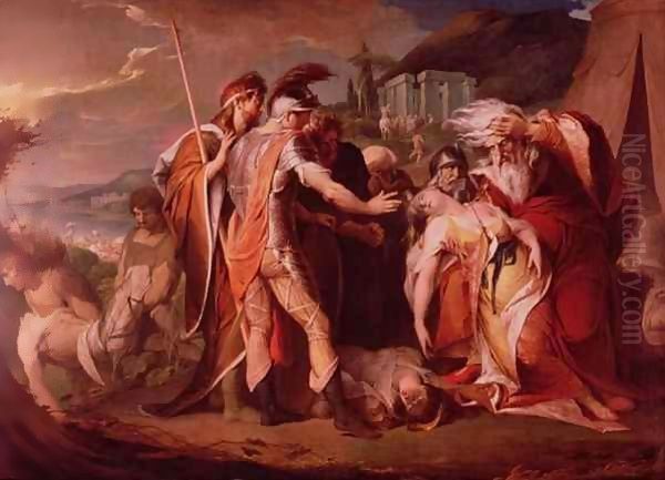 King Lear Weeps over the Body of Cordelia Oil Painting by James Barry