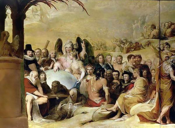 Elysium, or The State of Final Retribution, sixth in series of 'The Progress of Human Culture and Knowledge' Oil Painting by James Barry