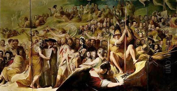 Elysium, or the State of Final Retribution, sixth in the series 'The Progress of Human Culture and Knowledge' Oil Painting by James Barry