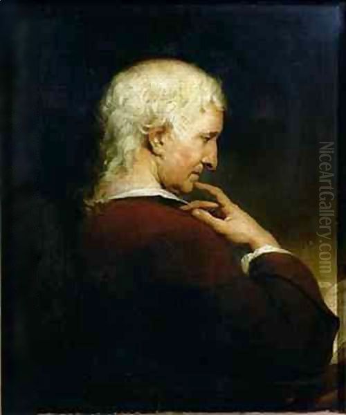 Portrait of Christopher Nugent M.D. (1715-75) Oil Painting by James Barry