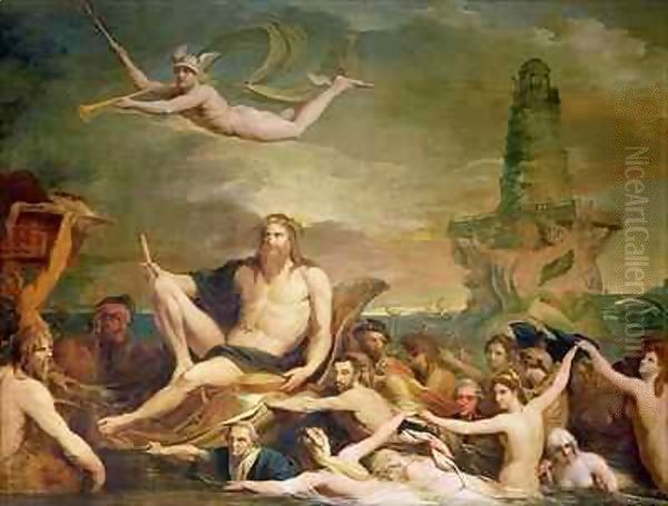 Commerce, or the Triumph of the Thames, fourth in the series 'The Progress of Human Culture and Knowledge' Oil Painting by James Barry