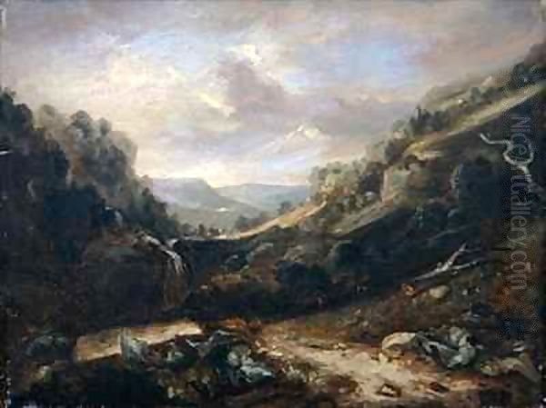 West Country Landscape Oil Painting by Benjamin Barker