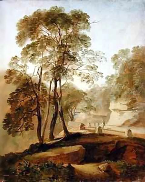 Landscape near Tivoli Oil Painting by Thomas Barker of Bath