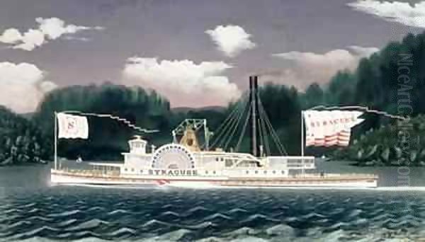 Steamship 'Syracuse' Oil Painting by James Bard