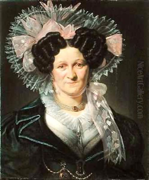 Sophie Louise Marquard (1788-1838) Oil Painting by Johann Hieronymous Barckhan