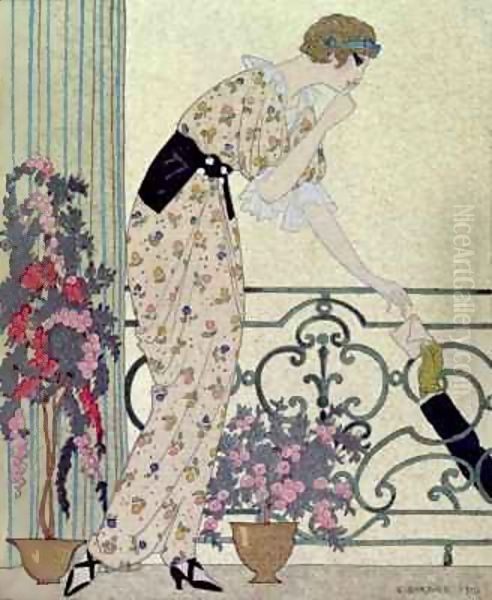 Gazette du Bon Ton Oil Painting by Georges Barbier