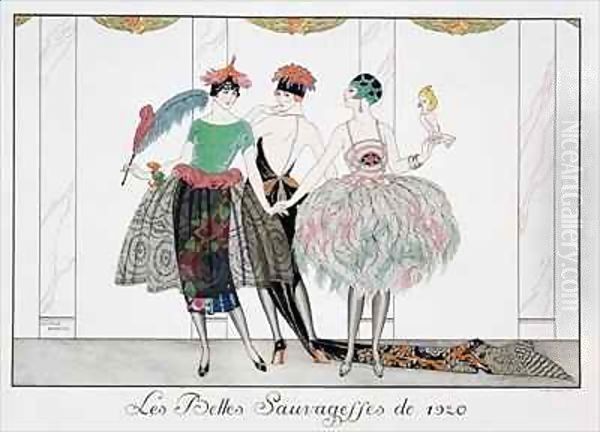 The Beautiful Savages Oil Painting by Georges Barbier