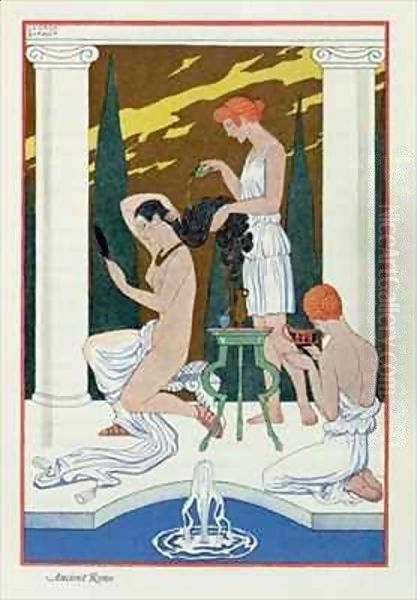 Ancient Rome Oil Painting by Georges Barbier